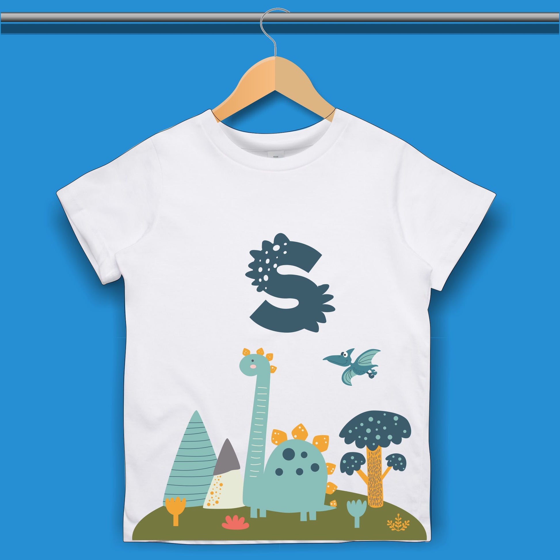 Monogramed Dinosaur T-shirt for Boys