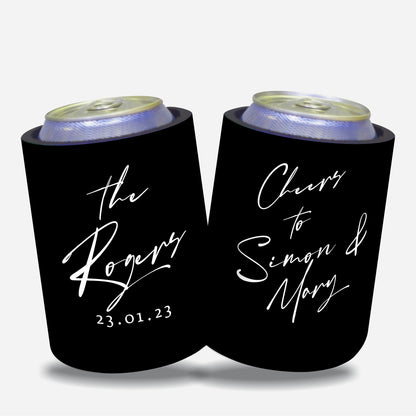 Personalized Stubby Holders Wedding 