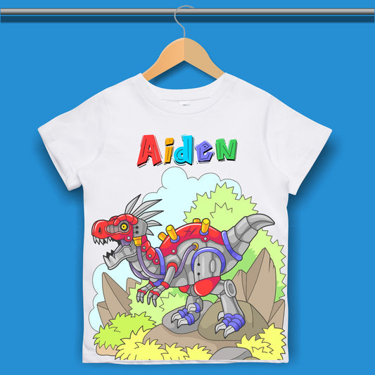 Robo Dinosaur T-shirt for Boys