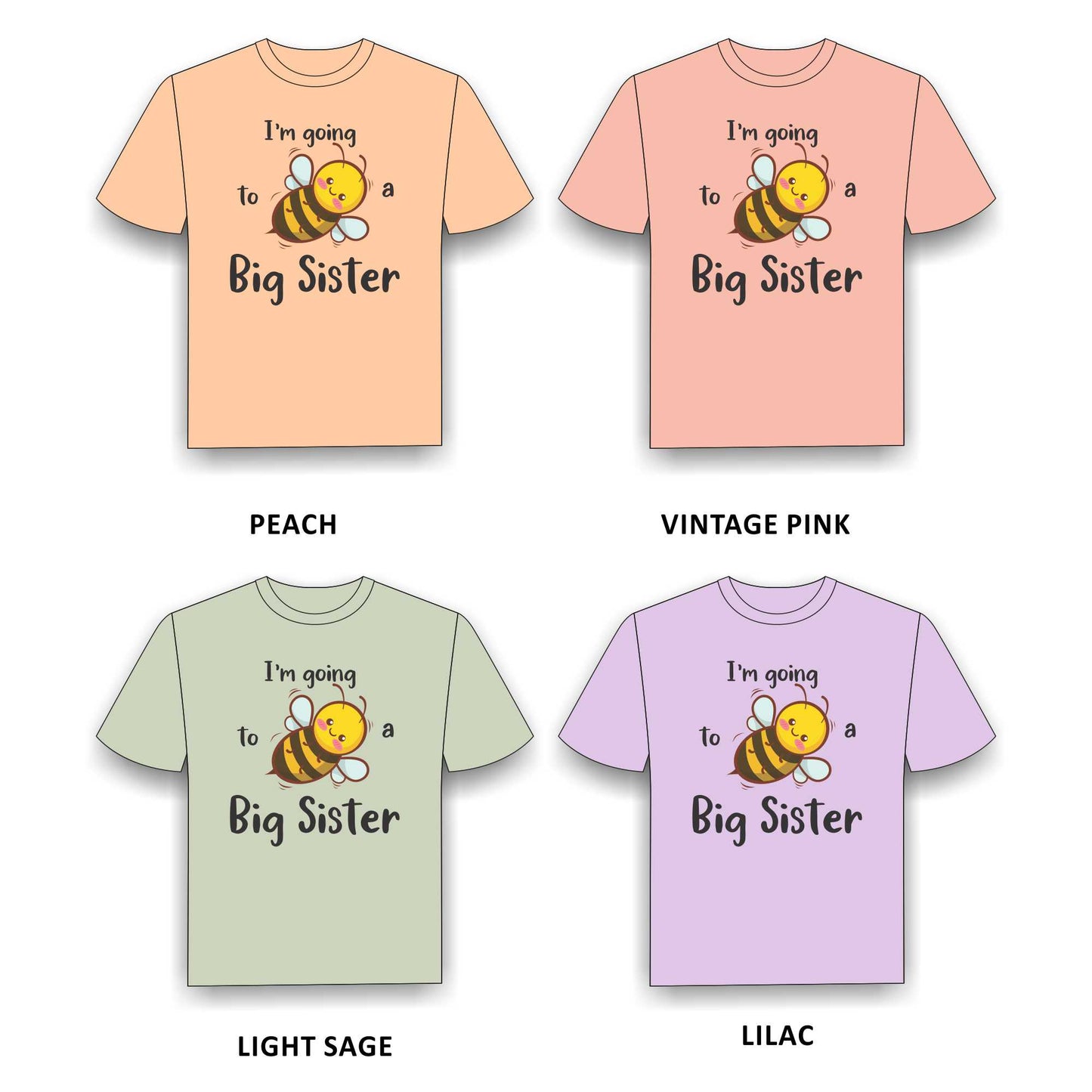 Big Sister, Little Sister T-shirt for Girls