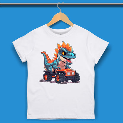 Dinosaur monster Truck T-shirt for Boys