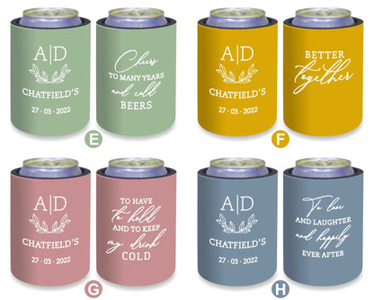 Personalized Stubby Holders Wedding 