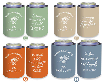 Personalized Stubby Holders Wedding 