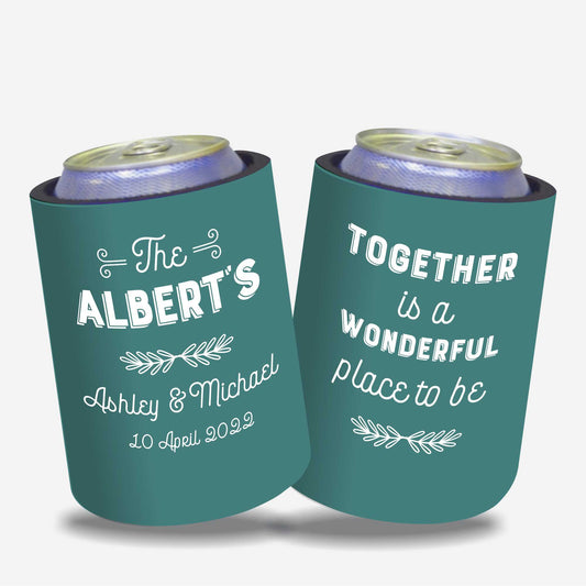 Personalized Stubby Holders Wedding 