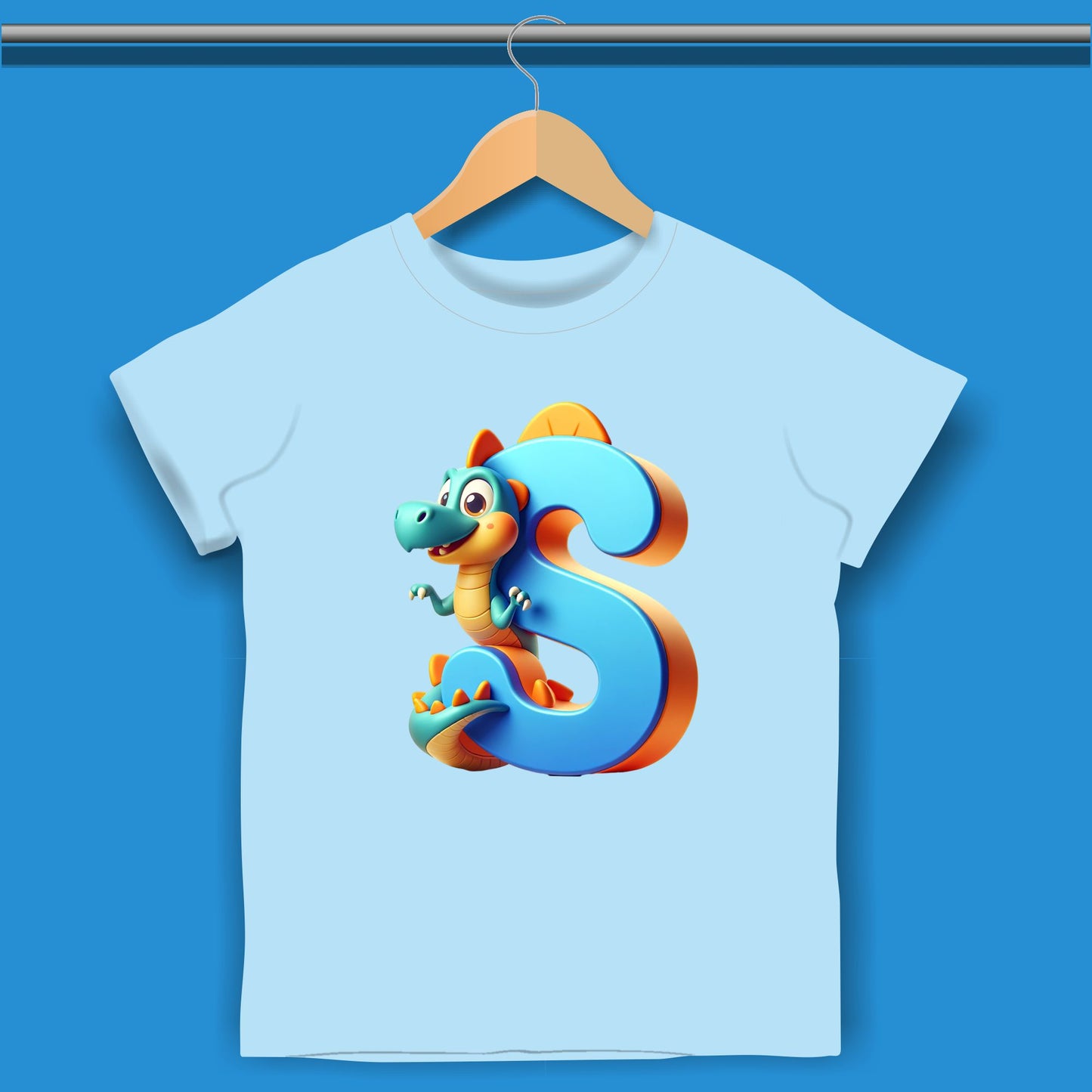 Monogramed Dinosaur T-shirt for Boys