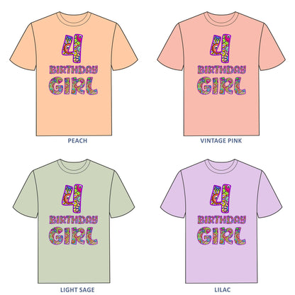 Birthday T-shirt for Girls - #339