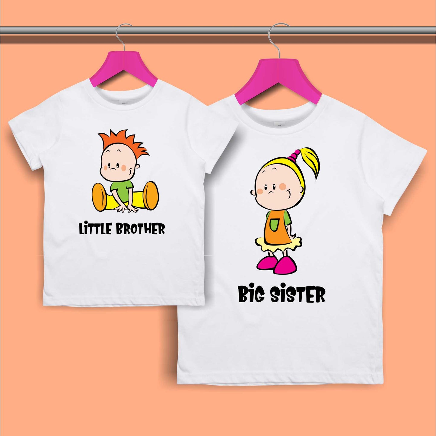 Big Sister, Little Sister T-shirt for Girls - #343