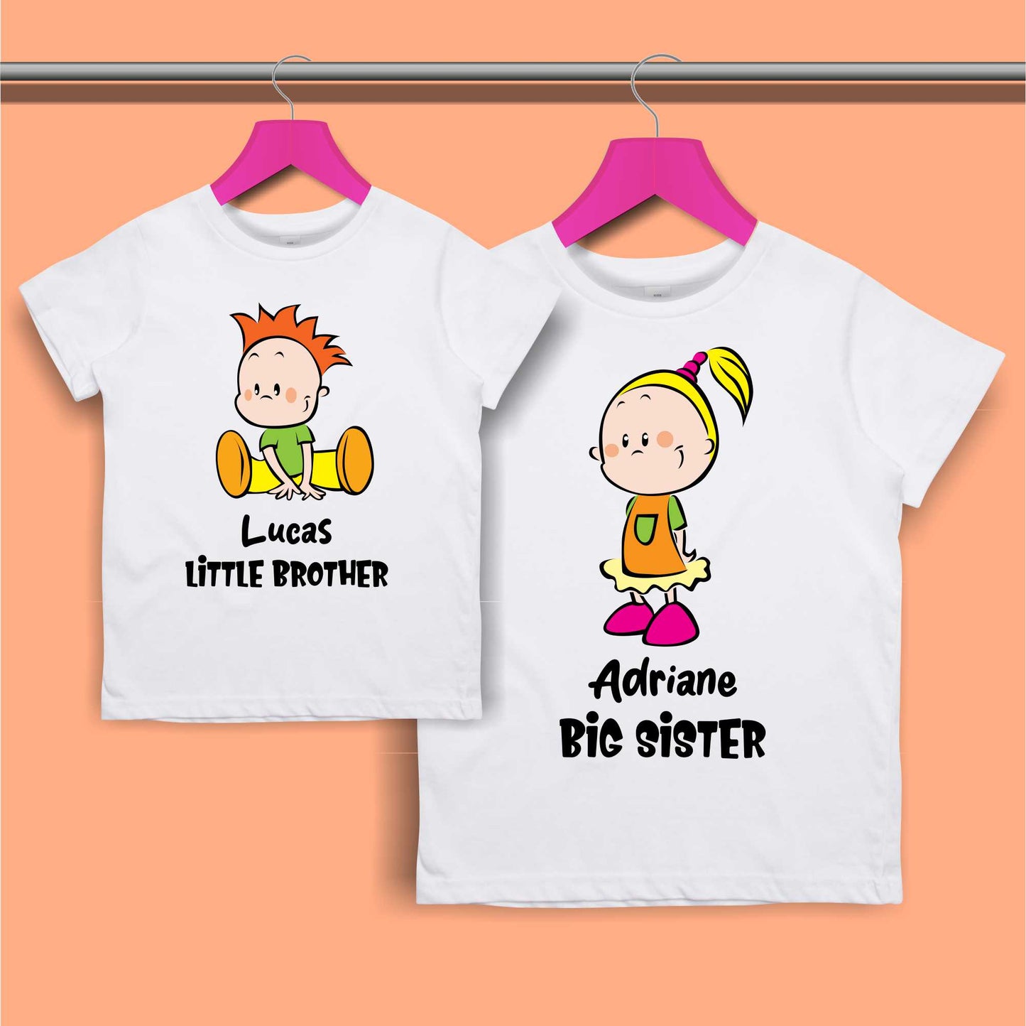 Big Sister, Little Sister T-shirt for Girls - #343