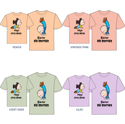 Big Brother, Little Sister T-shirt for Girls and Boys - #344