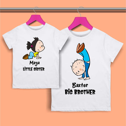 Big Brother, Little Sister T-shirt for Girls and Boys - #344