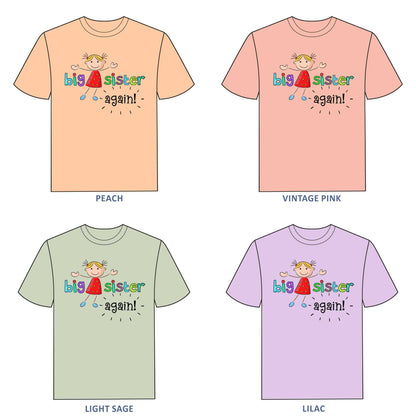 Bid Sister again T-shirt for Girls - #349