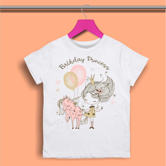 Unicon Birthday T-shirt for Girls - #354