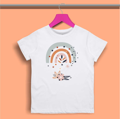 Boho Rainbow T-shirt for Girls - #363