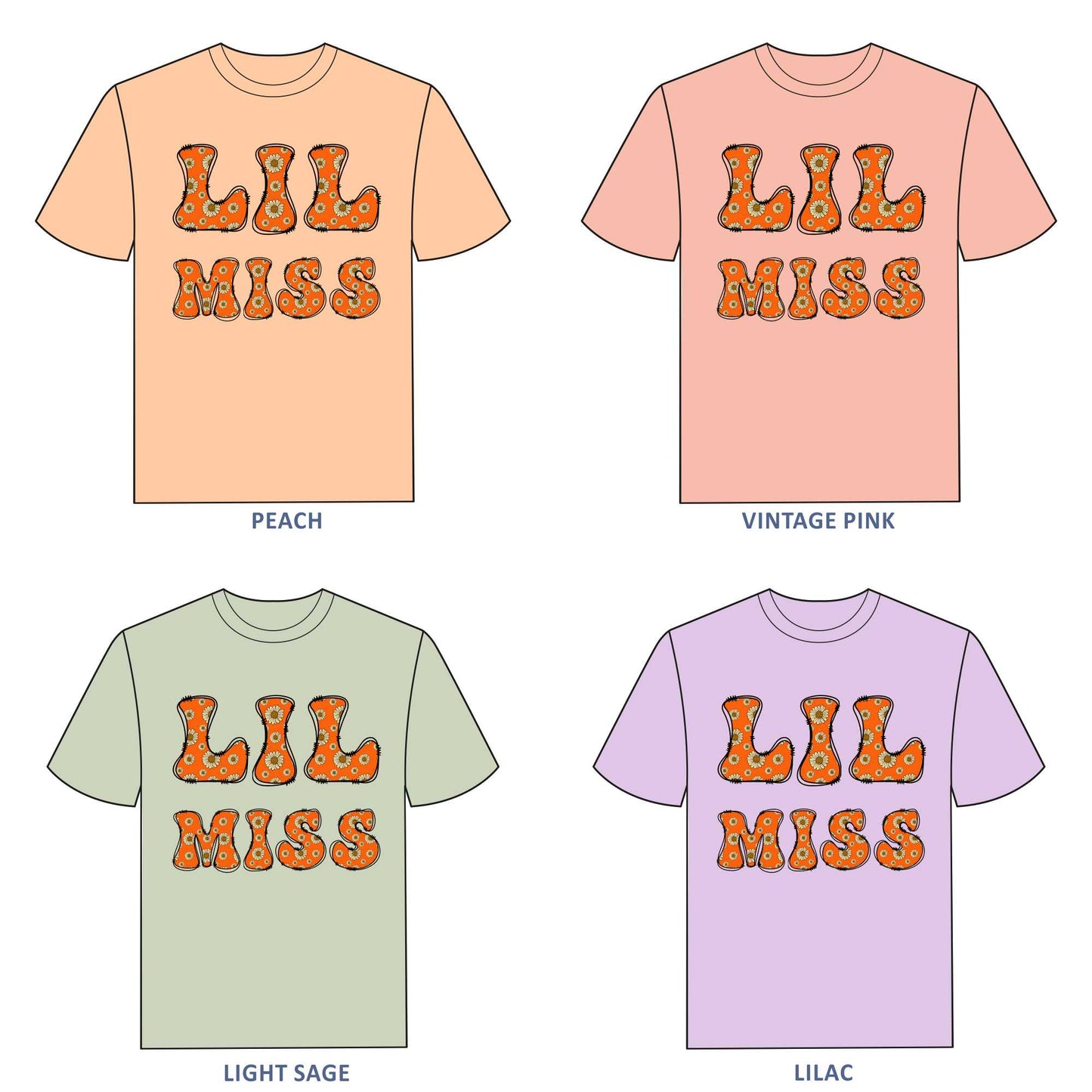 Lil Miss T-shirt for Girls - #371