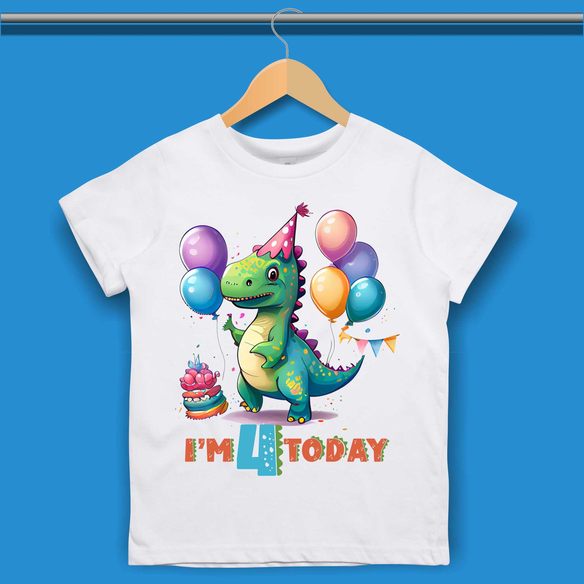 Dinosaur Birthday T-shirt for Boys