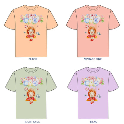 Mermaid Birthday Princess T-shirt for Girls - #385