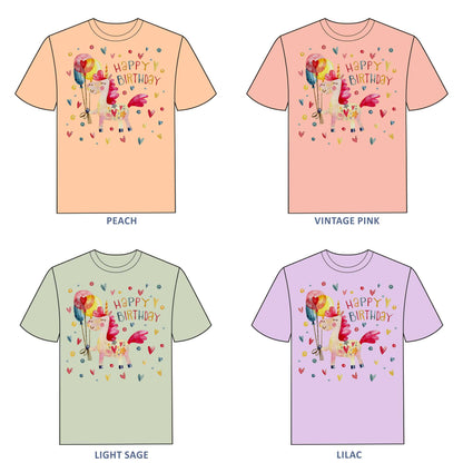 Unicorn Birthday T-shirt for Girls - #387