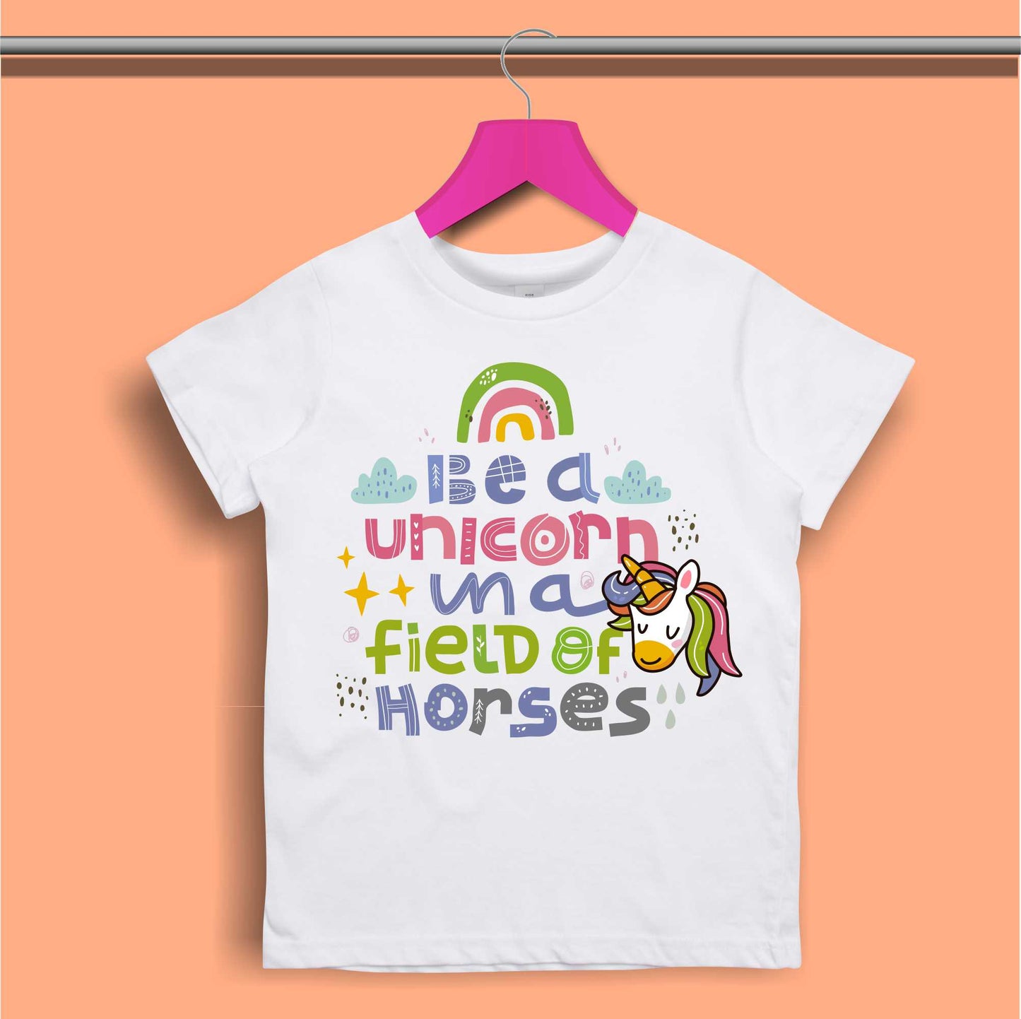 Unicorn T-shirt for Girls - #390