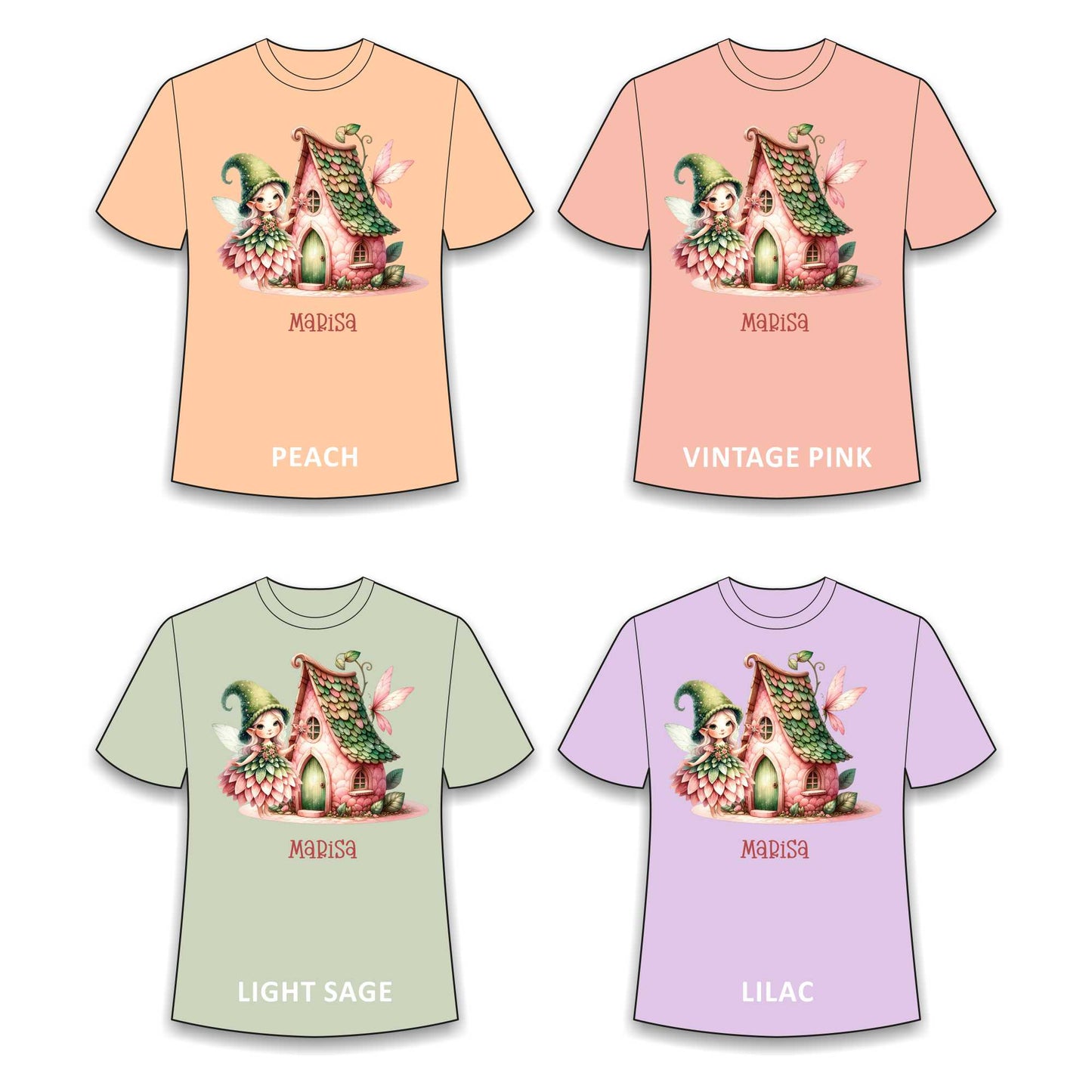 Forest Fairy T-shirt for Girls - #394 A