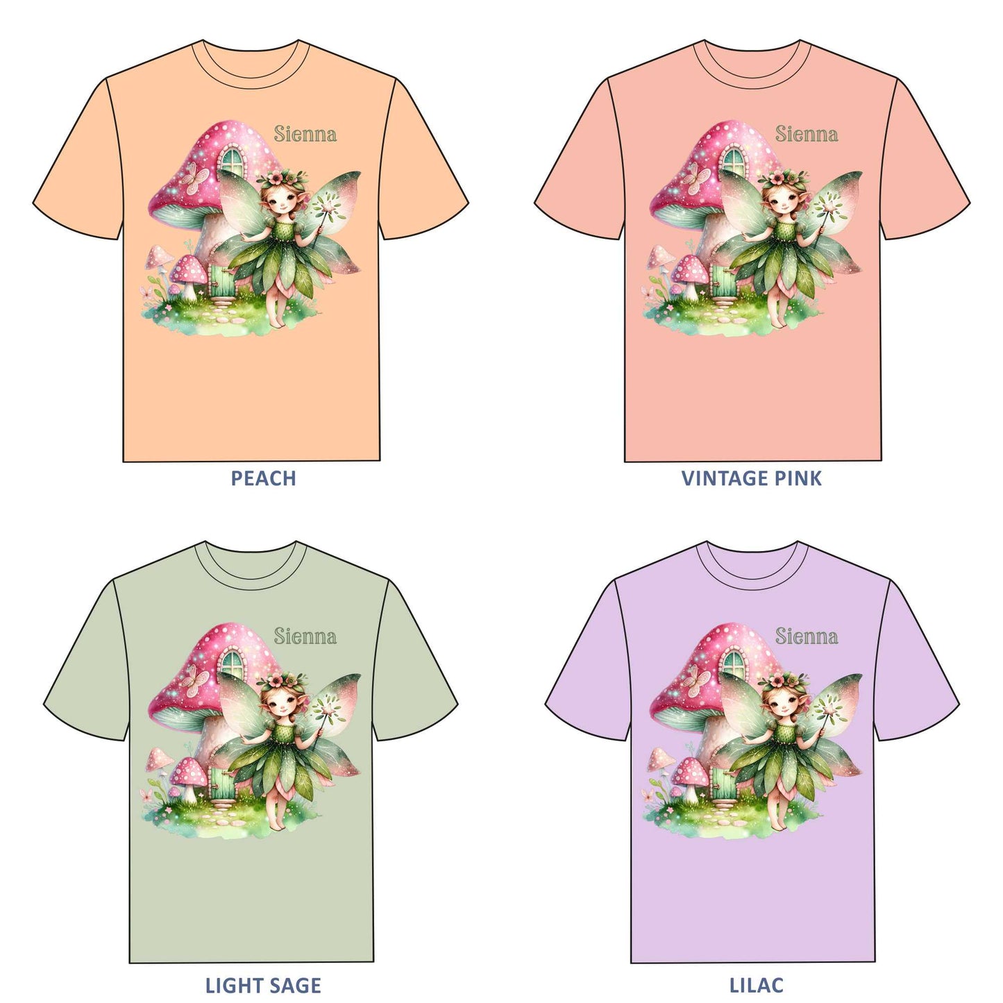 Forest Fairy T-shirt for Girls - #394