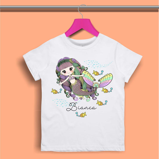 Mermaid T-shirt for Girls - #396