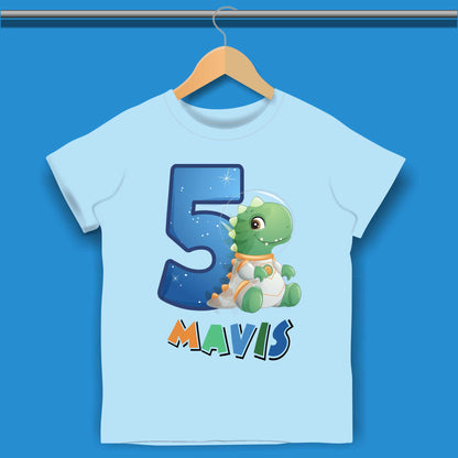 Birthday Dino T-shirt for Boys