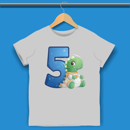 Birthday Dino T-shirt for Boys