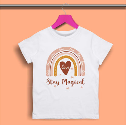 Boho Rainbow T-shirt for Girls - #399