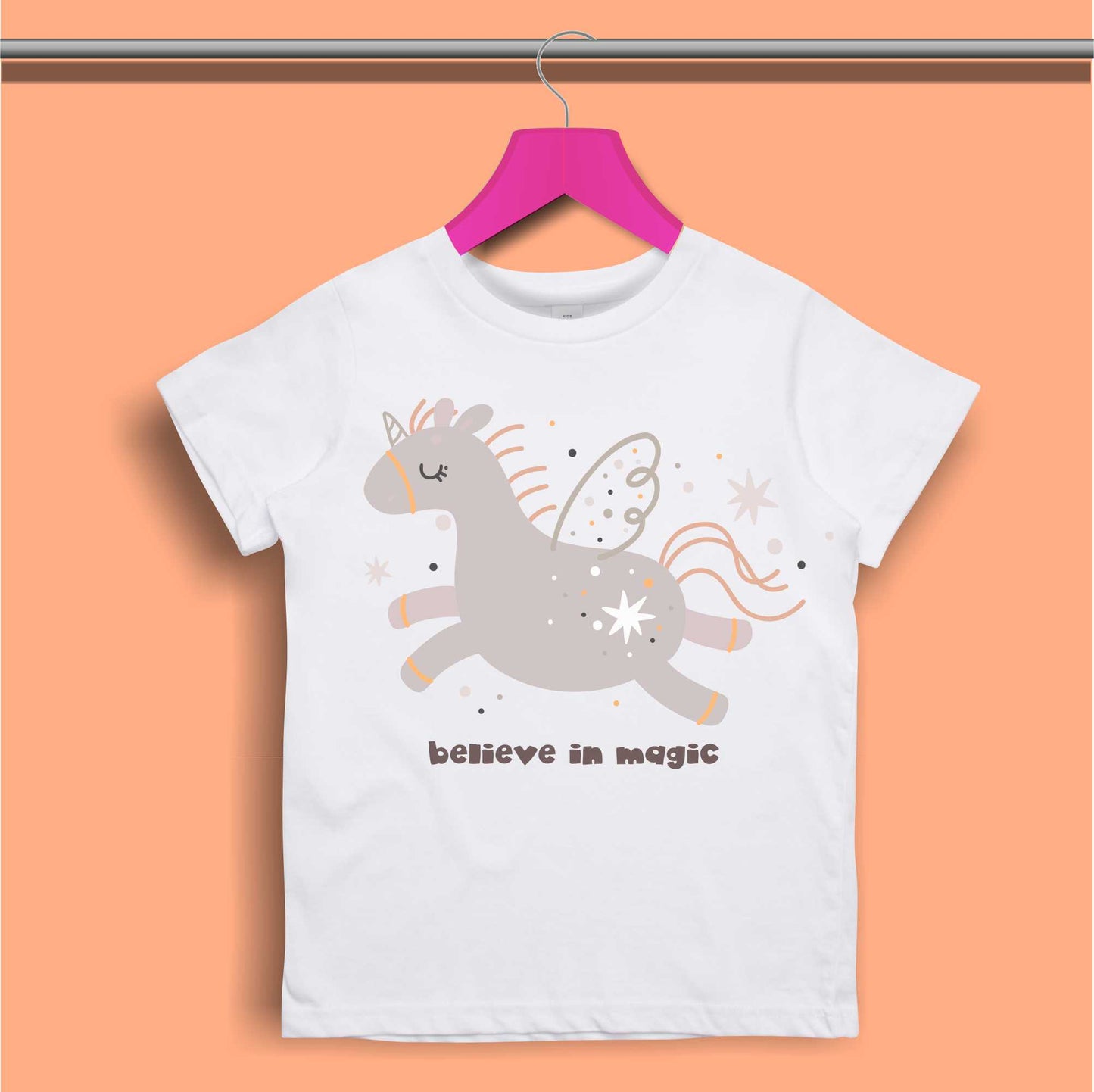 Boho Unicorn T-shirt for Girls - #400