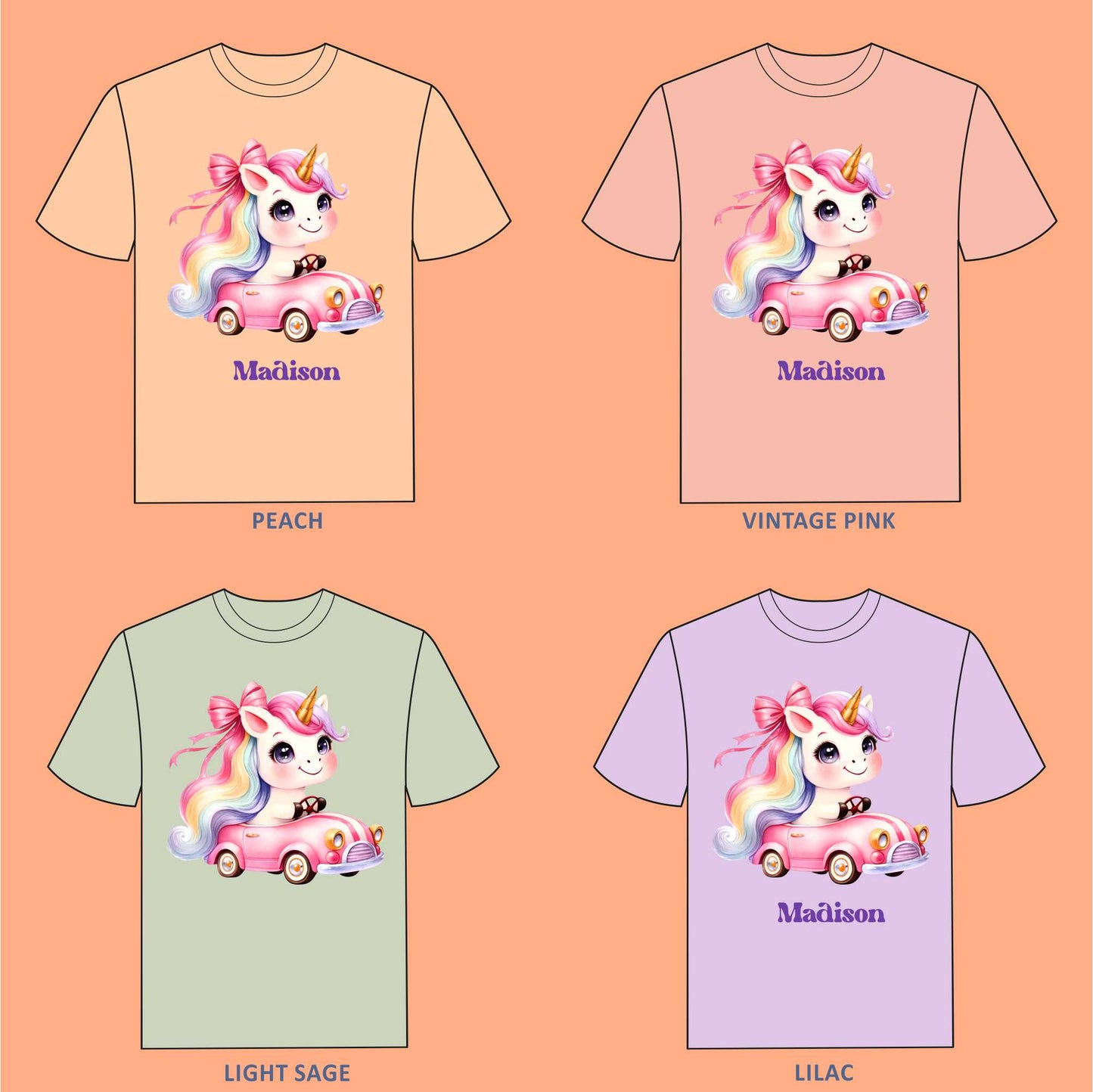 Baby Unicorn T-shirt for Girls - #402