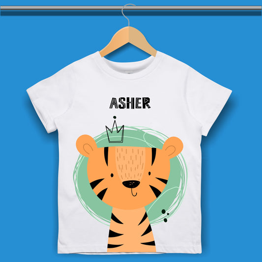 Cartoon Tiger T-shirt for Boys