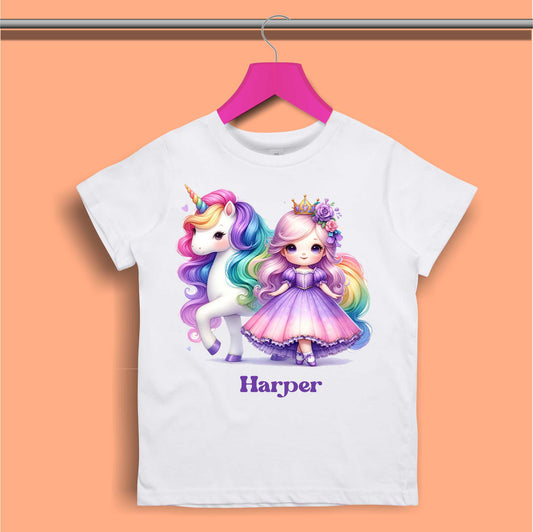 Baby Unicorn T-shirt for Girls - #403