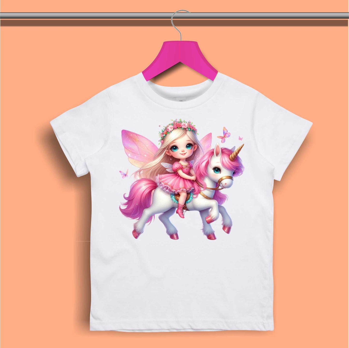 Baby Unicorn and Fairy T-shirt for Girls - #405