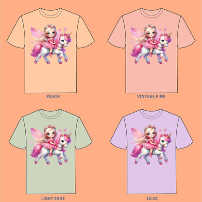 Baby Unicorn and Fairy T-shirt for Girls - #405