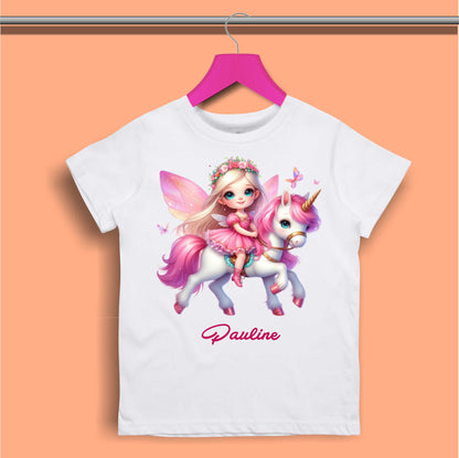 Baby Unicorn and Fairy T-shirt for Girls - #405