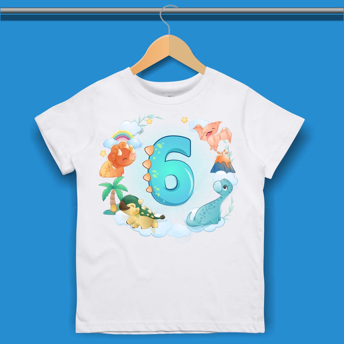 Dinosaur Birthday T-shirt for Boys