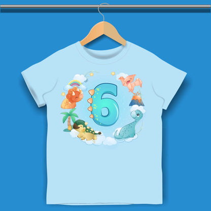 Dinosaur Birthday T-shirt for Boys