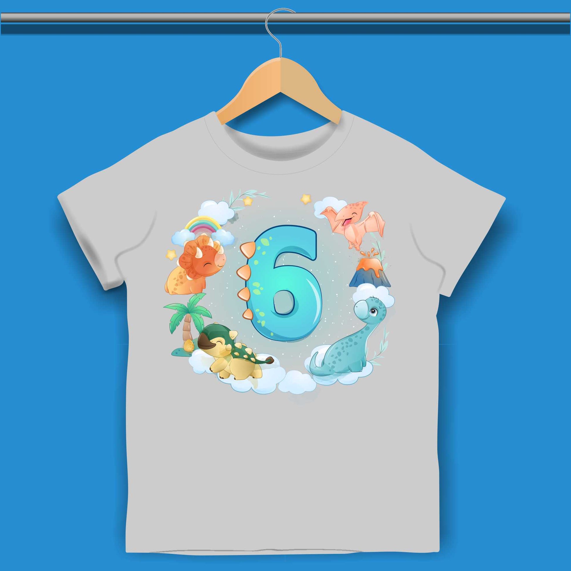 Dinosaur Birthday T-shirt for Boys