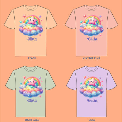 Rainbow T-shirt for Girls - #407