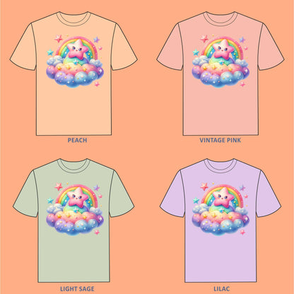 Rainbow T-shirt for Girls - #407