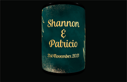 Full Colour Sublimated Wedding Stubby Holder / Can Cooler - Quantity of 20 - Design 40