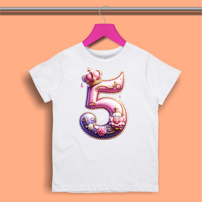 Numbered T-shirt for Girls - #410