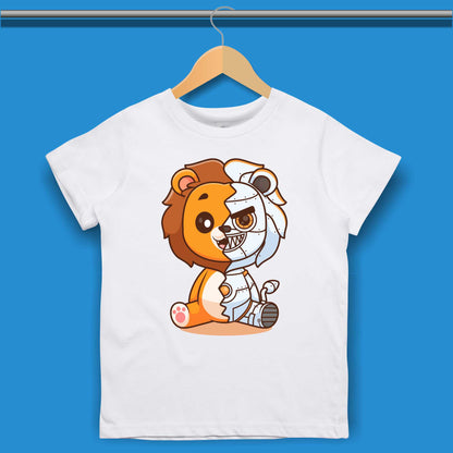 robo-Lion T-shirt for Boys #413