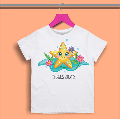 Little Star T-shirt for Girls - #413