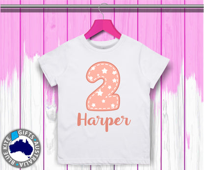 Birthday T-shirt for Girls - #044