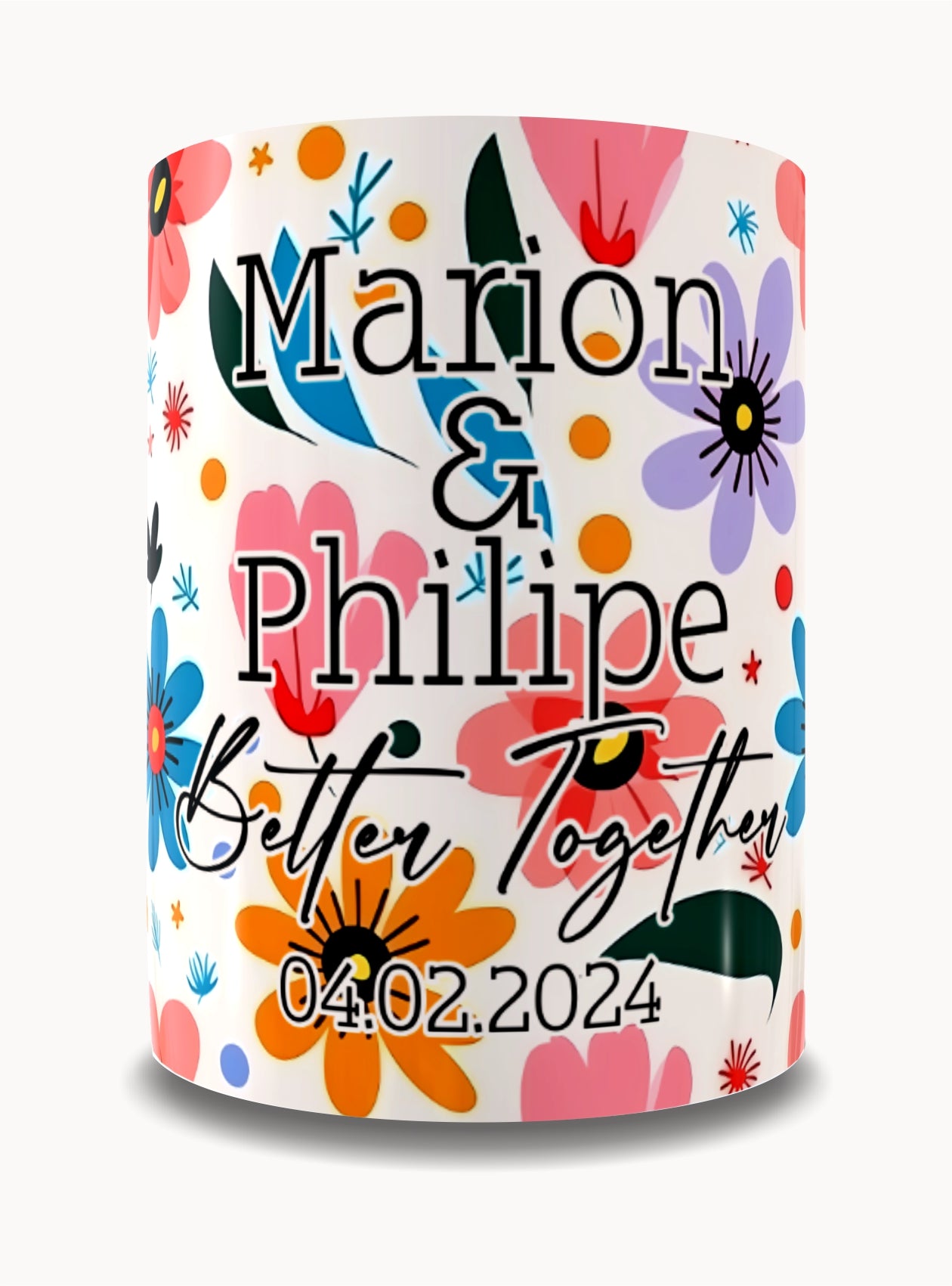 Full Colour Sublimated Wedding Stubby Holder / Can Cooler - Quantity of 20 - Design 47