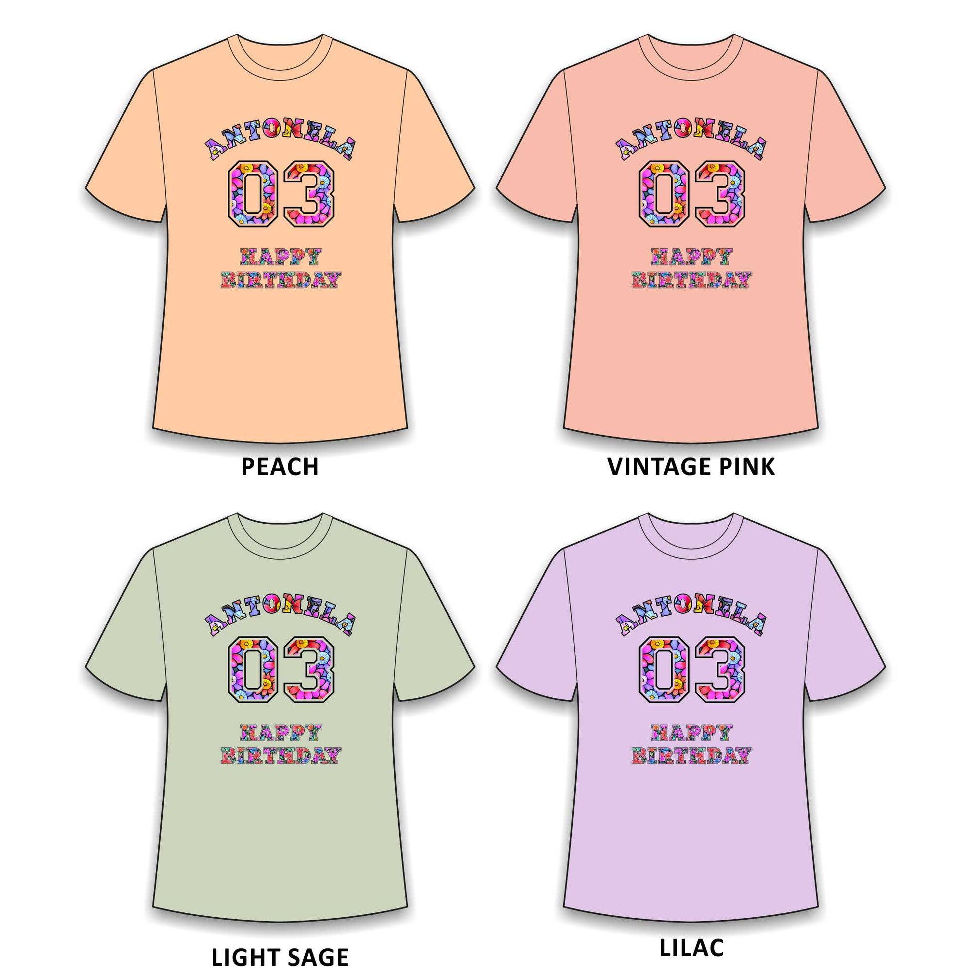 Birthday T-shirt for Girls