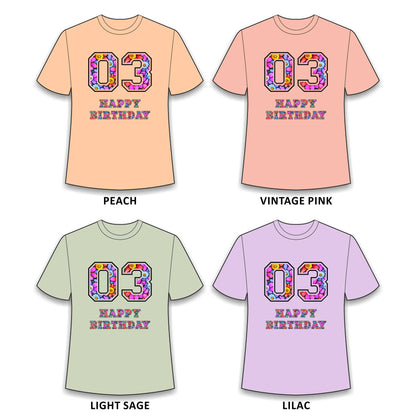 Birthday T-shirt for Girls