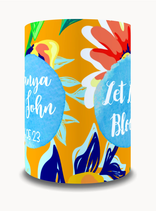 Full Colour Sublimated Wedding Stubby Holder / Can Cooler - Quantity of 20 - Design 56