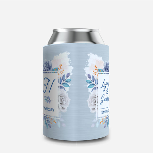 Full Colour Sublimated Wedding Stubby Holder / Can Cooler - Quantity of 20 - Design 57